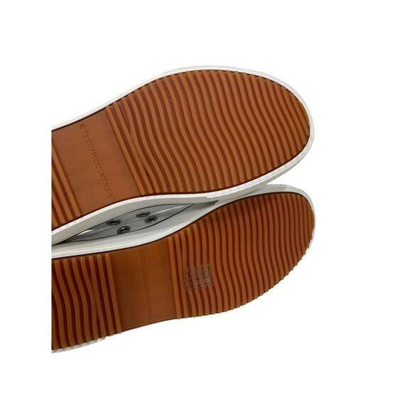 Stella McCartney Logo Lettering Canvas Sneakers Trainers White Size 39 - Picture 9 of 13